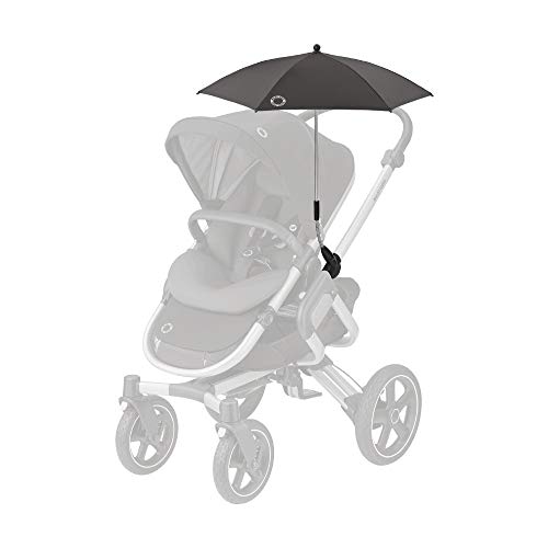 Maxi-Cosi Ombrellino Parasole Per Passeggino, Protezione Anti Uv 50+, Flessibile Ed Inclinabile, Colore Essential Black