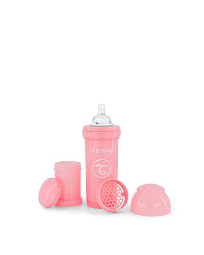 Twistshake Biberon Anti-Coliche 260 Ml 2 + Mesi - Rosa