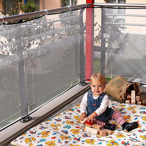 Reer 71743 Rete Di Protezione Per Balcone, 27.5 X 15.3 X 6.5 Cm; 390 Grammi