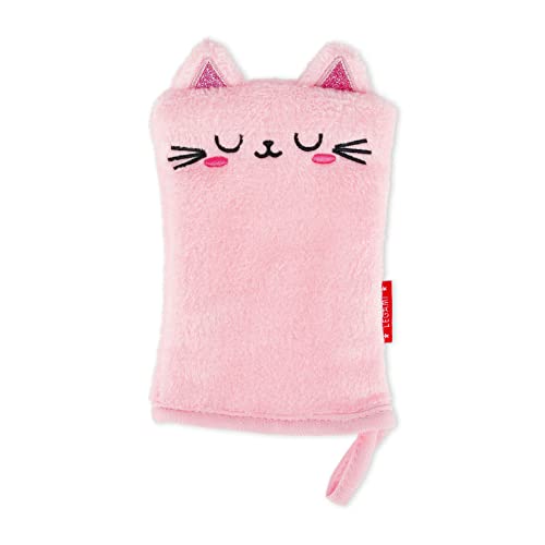 Legami - Guanto Struccante, Riutilizzabile, Tessuto Morbido, Rimuove Il Trucco Dal Viso, Lavabile, Anallergico, Ecologico, 12X20,5 Cm, Tema Kitty