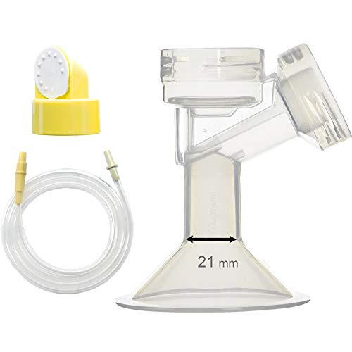 Kit Tiralatte Maymom Per Tiralatte Swing Medela. Include 1 Coppa Per Il Seno Media (Paragonabile A Personalfit Medela), 1 Valvola, 1 Membrana E 1 Tubi