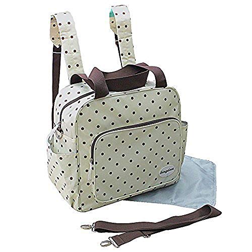 Gmmhl 2 Tlg Baby Zaino Da Viaggio – Borsa Fasciatoio, Colori Assortiti (Crema)