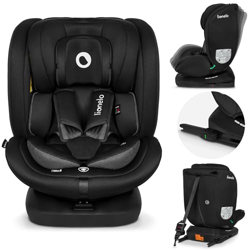 Lionelo Bastiaan I-Size Seggiolino Auto Evolutivo 4-In-1 Per Bambini 0-12 Anni (40-150 Cm) Isofix E L'Ultima Norma R129 Opzione Rivolto All'Indietro,