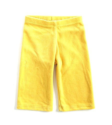 Mundo Melocotón - Pantaloni In Velluto, 50-56 Cm, Colore: Giallo