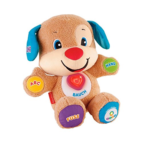 Fisher-Price - Peluche Interattivo, Cagnolino, Tedesco