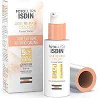Isdin Fotoultra - Age Repair Color Spf50 Protezione Viso Colorato Anti-Age, 50Ml