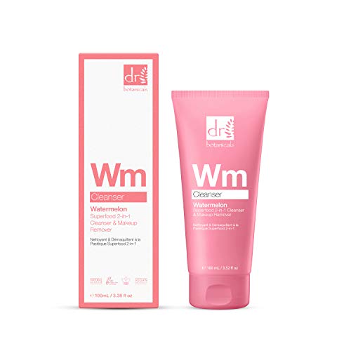 Dr Botanicals Wm Anguria Supercibo 2-In-1 Detergente Viso E Struccante, 100 Ml