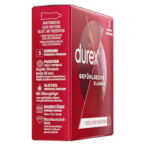 Durex Feeling Ultra-Sensibile Trasparente Preservativi, Pezzi