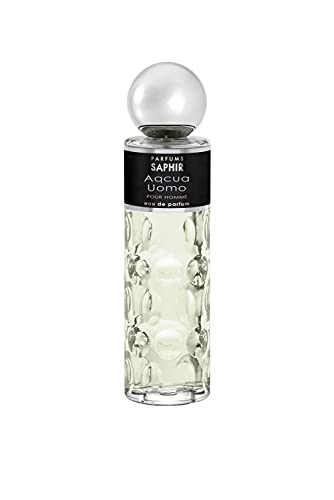 Parfums Saphir Acqua Uomo, Eau De Parfum Con Vaporizzatore Per Uomo, 200 Ml