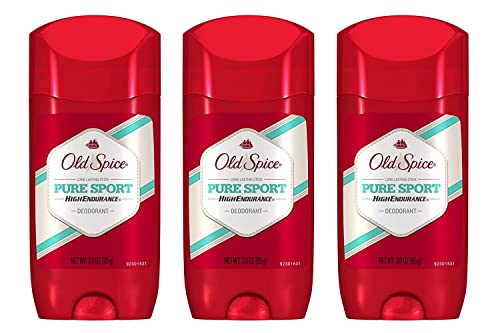 Old Spice Deodorant Stick, Pure Sport High Endurance, 3.0 Oz By P&G Health & Beauty