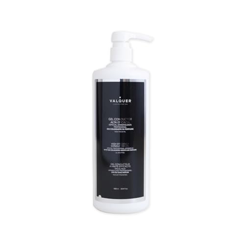 Valquer Gel Conduttore Per Viso E Corpo - Per Apparecchiature Professionali (Ultrasuoni, Elettroterapia, Radiofrequenza, Cavitazione, Ipl, Laser, Ecc.
