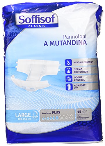 Soffisof Mutandina Con Adesivi Classic, Taglia Large, 6 Gocce - 1 Prodotto