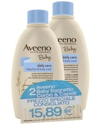Aveeno Baby Bagnetto Testa Piedi 250 Ml Bundle