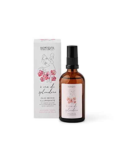 Nasoterapia Olio Secco Illuminante Per Il Corpo "E' Ora Di Splendere" Con Olii Essenziali 100 Ml