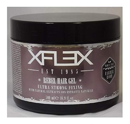 Edelstein - Xflex Rebel Hair Gel Capelli Ultra Strong Effetto Lucido Con Estratti Vegetali 500 Ml