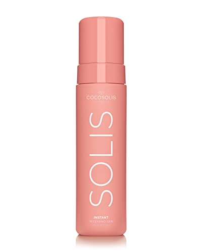 Cocosolis Solis Instant Weekend - Tan Autoabbronzante Viso E Corpo, Mousse Ad Effetto Immediato E Lavabile, Per Una Ricca Abbronzatura Naturale, Con D