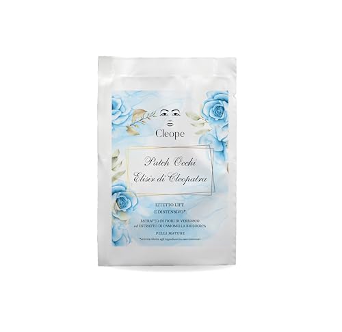 Patch Occhi Elisir Di Cleopatra Effetto Lift E Distensivo Botox Like Illuminante, Antistress Pelli Mature E Prime Rughe Da 30 Anni In Su