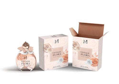 Montage-Profumo Donna Eau De Parfum Vintage Flora Pour Femme Flacone Da 100Ml