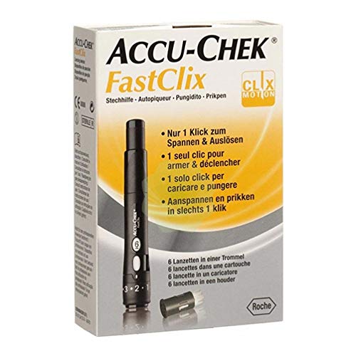 Accu-Chek Fastclix Kit Pungidito 1 Caricatore Con 6 Lancette