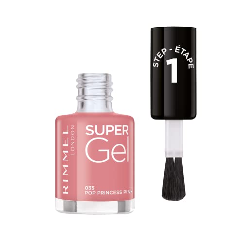 Smalto Unghie Rosa Rimmel London Super Gel 035 Pop Princess Pink