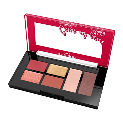 Bourjois Palette Ombretti Volume Glamour, Palette Occhi, Ombretti Ultra Pigmentati, Look Glamour, Pratica Palette Da Borsetta, 001 Coup De Coeur, Inte
