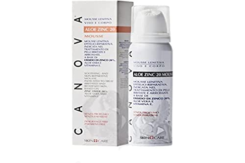 Canova Aloe Zinc 20 Mousse Lenitiva 100 Ml
