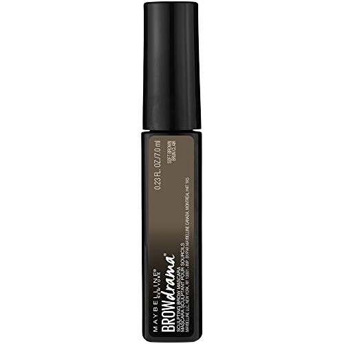 Maybelline New York Brow Drama Mascara Per Sopracciglia, Medium Brown