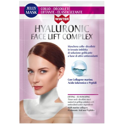Winter Maschera Collo Décolleté Jelly Mask Liftante Elasticizzante Hyaluronic Face Lift Complex