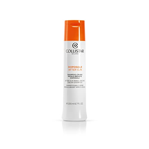 Collistar Shampoo-Crema Riequilibrante Doposole, Elimina Ogni Traccia Di Sale, Sabbia E Cloro, Lascia I Capelli Morbidi E Idratati, 200 Ml