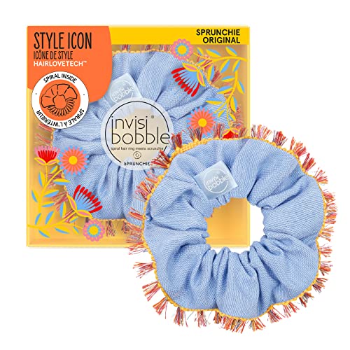 Invisibobble Scrancis Capelli Azurra X1 Sprunchie Hola Lola I Scrunchies Per Capelli Seta In Edizione Limitata I Scrunchie Con Forte Tenuta