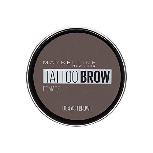 Maybelline New York Tattoo Brow Sopracciglio Pomade In N. 04 Ash Brown, 4 Ml