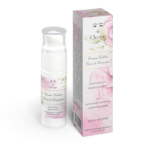 Crema Labbra Elisir Di Cleopatra Effetto Lift Rimpolpante, Rimpolpante, Anti-Pollution Nutriente, Idratante, Illuminante Pelli Mature E Prime Rughe Da