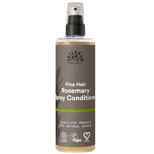 Urtekram - Balsamo Spray Senza Risciacquo Al Rosmarino Bio, Capelli Fini, 250 Ml