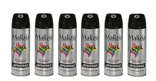 Malizia Uomo Osmanthus Deodorante, Deodorante Spray Da 125 Ml, Deodorante Spray
