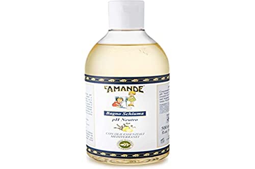 L'Amande - Bagnoschiuma Uomo E Donna Con Olio Essenziale Rosmarino E Limone, Docciaschiuma Gel Detergente E Idratante Corpo - Bagno Schiuma Delicato E