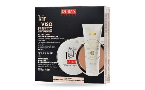 Pupa Kit Viso Perfetto Active Light Fondotinta Base Colorata Trucco Viso