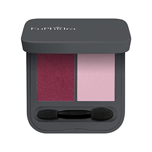 Euphidra Ombretto Duo In Polvere Setosa Illuminante Colore Od03 Rosy, 4G