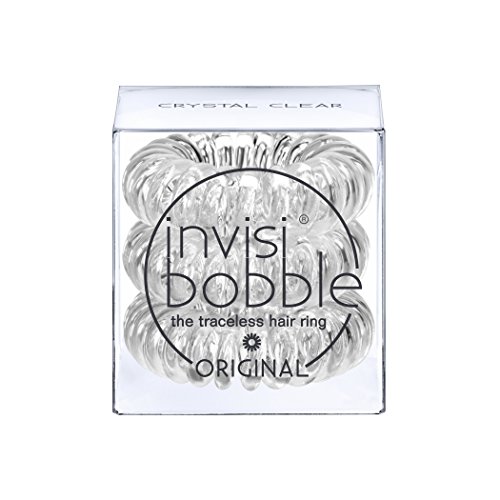 Invisibobble Elastico Capelli, Trasparente Crystal Clear, 3 Pezzi