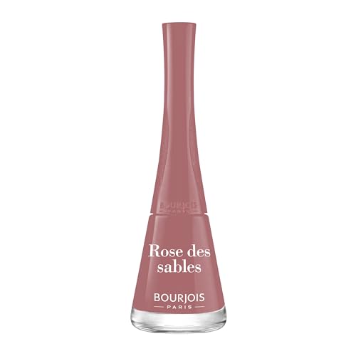 Bourjois Smalto Unghie 1 Seconde, Ad Asciugatura Rapida, Effetto Manicure Professionale A Lunga Durata, 9 Ml, 38 Rose Des Sables