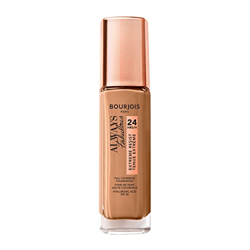 Bourjois Always Fabulous Fondotinta Coprente Liquido A Lunga Durata Con Spf 20, 420 Sable Clair
