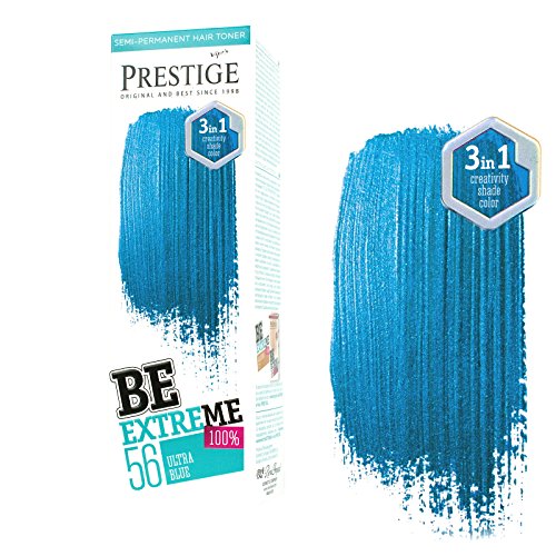 Vip'S Prestige Be Extreme | Tonalizzante Semipermanente Per Capelli 56 Ultra Blu | Pigmento Puro | Aggiunge Colore Ai Capelli Decolorati O Grigi | Sen