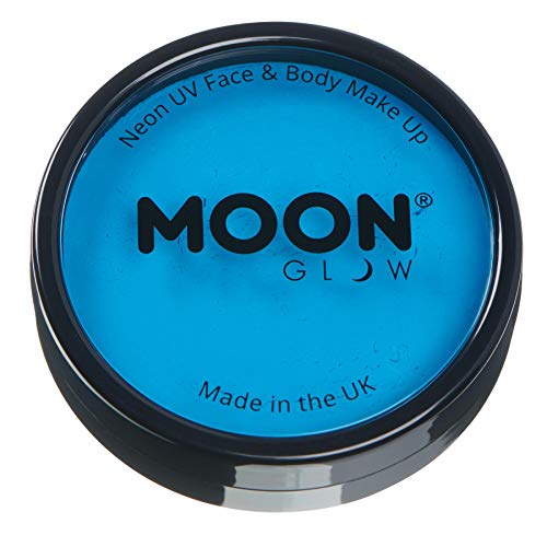 Moon Glow Barattoli Per Torte Pro Intense Neon Uv Face & Body Paint - Trucco Professionale Con Pittura Per Il Viso A Base D'Acqua Per Adulti E Bambini