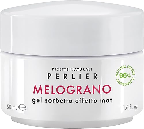 Perlier Melograno Gel Sorbetto Effetto Mat - Formula Con Il 96% Di Ingredienti Di Origine Naturale - 50 Ml