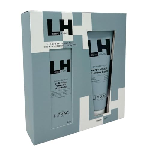 Lierac Homme - Cofanetto Fluido Anti Età + Gel Doccia Multifunzione