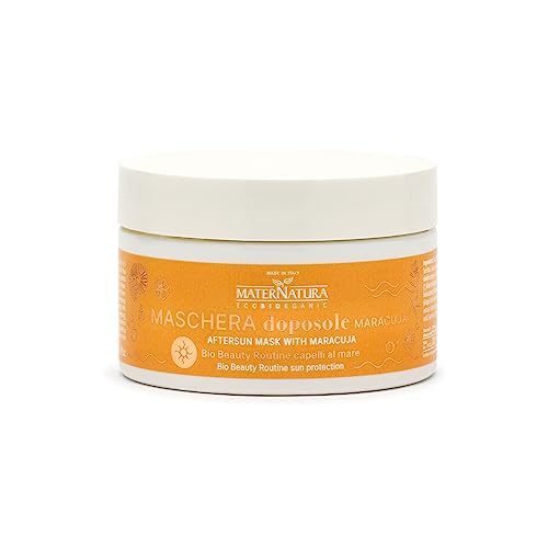 Maternatura, Maschera Doposole Alla Maracuja, Restituisce Idratazione Ed Elasticità Ai Capelli Dopo L'Esposizione Al Sole, Beauty Routine Capelli Al M