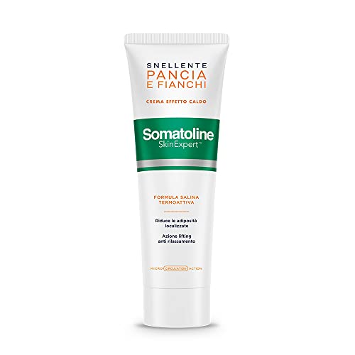 Somatoline Skinexpert, Snellente Pancia E Fianchi Crema Effetto Caldo, Trattamento Corpo Anticellulite, Con Polisaccaridi Liftanti, 250Ml