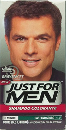 3 X Just For Men Shampoo Colorante Castano Scuro