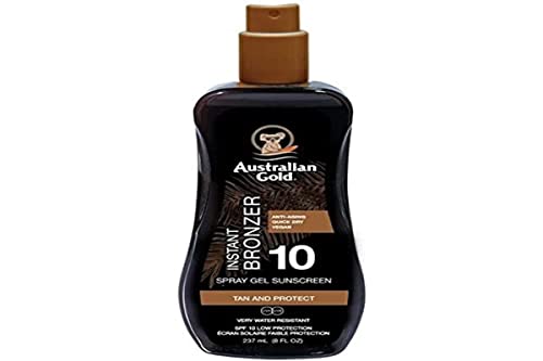Australian Gold Spf10 Spray Gel Bronzer 237Ml