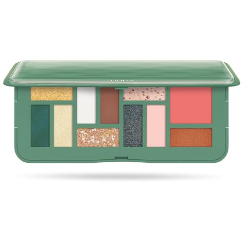 Pupa Forest Trousse 002 Verde Palette Viso E Occhi Con Specchio 12Gr