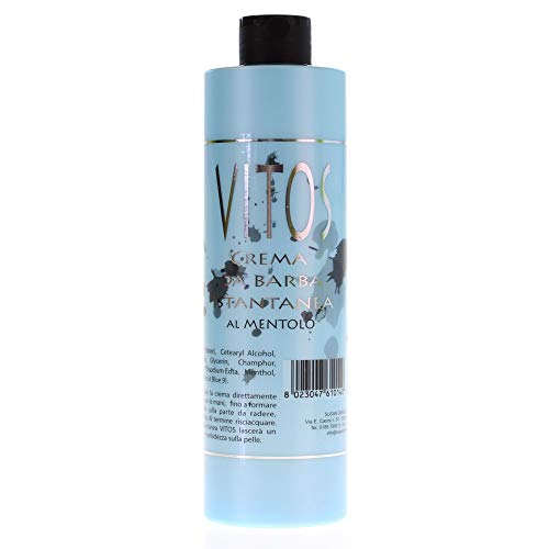 Vitos Crema Instantanea Mentolo 500Ml Crema Instantanea Da Barba Al Mentolo 500Ml - 500 Gr